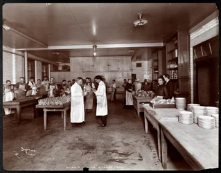 The silver polishing department at Sherry